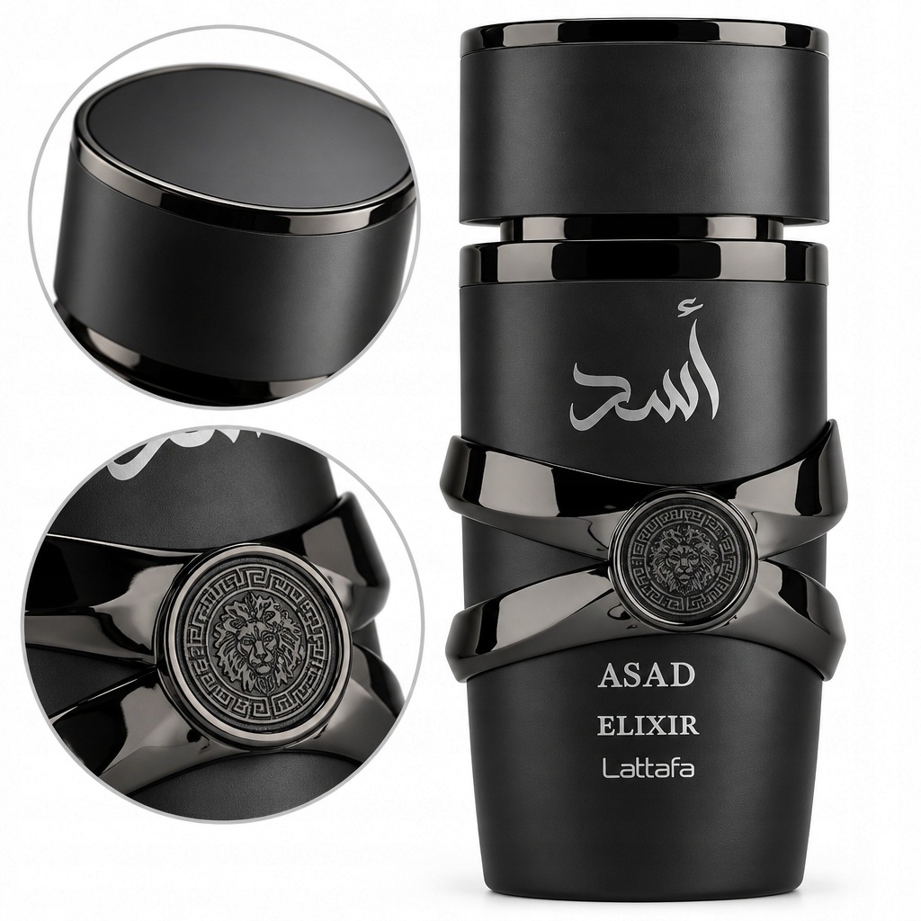 Woda perfumowana męska, Lattafa Asad Elixir, perfumy arabskie EDP, 100 ml - obrazek 2